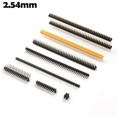 واحد صف مزدوج ذكر ربط الرأس 1.27mm عمودي ذكر الزاوية اليمنى