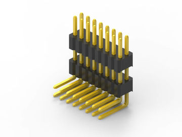 الدرجة الحرارية العالية LCP ربط رأس PCB الزاوية اليمنى تصنيف التيار الحالي 1.0AMP