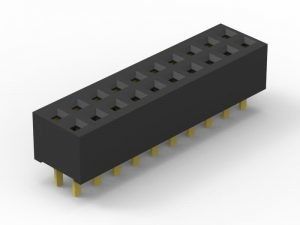 1.00 ملم 8 دبوس رأس الإناث ، رأس PCB الإناث مقاومة الجهد 500 فولت