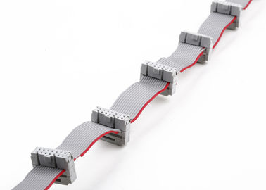 إف سي سي 16 دبوس مجموعة كابلات الشريط المسطحة مع 2.54mm IDC Socket RoHs المواد