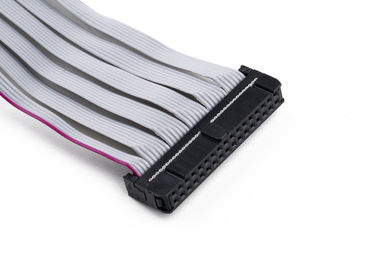 2.54mm IDC التجميع الكابل الشريط المسطح مع أنبوب التقلص الحراري الطول المخصص