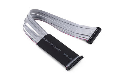 2.54mm IDC التجميع الكابل الشريط المسطح مع أنبوب التقلص الحراري الطول المخصص