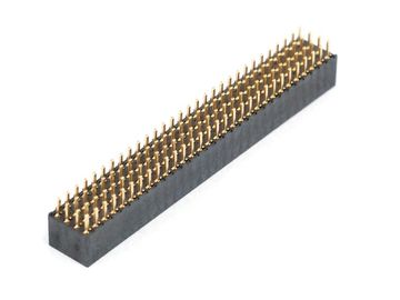 DIP 4 X 10 دبوس إمرأة ربط الرأس 2.00mm أربعة صفوف الفوسفور البرونز المادة الاتصال