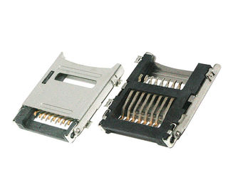 نوع Flip TF رابط بطاقة Micro SD 1.8 ملم ارتفاع مقاومة الاتصال 100 MΩ Max