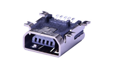 مقعد الأم وصلات المدخلات والمخرجات SMT Micro USB 5 PIN للجهاز المحمول