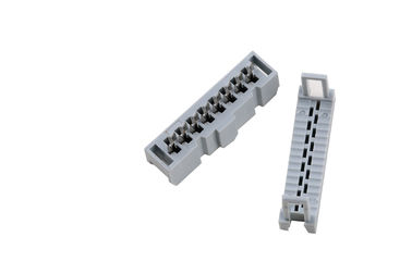 المقبس الرمادي لون IDC نسائي الرأس ربط مستطيل 16Pins