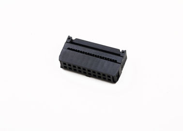 ربط المقابس الإناث IDC PBT العزل الصف الثنائي شهادة RoHS / Reach