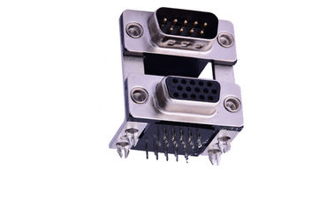 إمرأة D Sub Connector 9PIN مجموعة المقاعد العامة نوع مقاومة العزل
