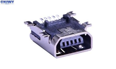 مقعد الأم وصلات المدخلات والمخرجات SMT Micro USB 5 PIN للجهاز المحمول