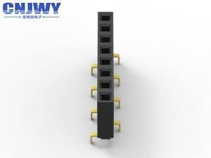 تحطم اللوحات الرقمية الرأس الإناث ، 2.54 ملم المقاومة الإناث الرأس الاتصال 20mΩ أقصى