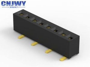 محطة U المرأة ربط الرأس 1.27mm الفينش المصفوفة بالذهب