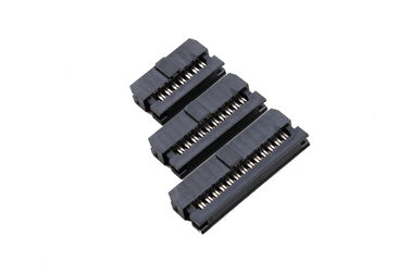 2.0mm Pitch IDC 6 Pin ربان كابل رابط ، ربان الكهربائية سلك الاتصالات