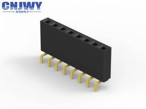 من خلال الثقب 40 دبوس نسائية رأس PCB ، صف واحد رأس إمرأة دائمة