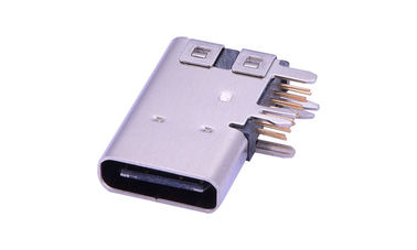 3.1 نموذج C رابط Micro USB 90 درجة قاعدة 14 الاتصالات سبيكة النحاس
