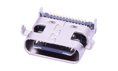 الاتصالات USB 3.1 الإناث مقعد المدخلات المخرجات 24 وضع الاتصال نوع لوحة المغسلة