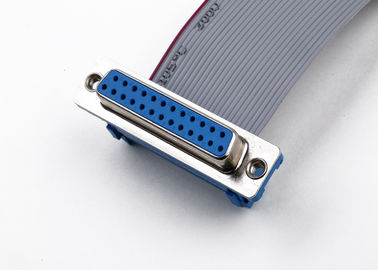 D Sub 15 Ways Female 14 Pin Ribbon Cable ، كابل بيانات القرص الصلب المخصص بطول 2 ملم