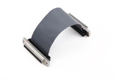 SCSI إمرأة 1.27 ملم كابل شريط مسطح ، محمي 34 دبوس كابل شريط مسطح