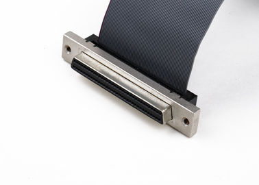 SCSI إمرأة 1.27 ملم كابل شريط مسطح ، محمي 34 دبوس كابل شريط مسطح