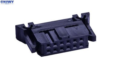 2.54MM مصدر IDC للقطب الإناث مع خطاف فراشة PBT العزل