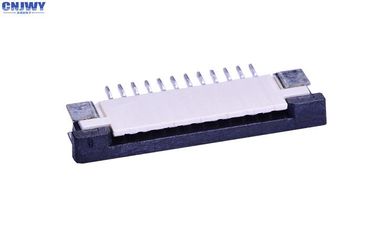 ربط كابل FPC الأفقي 1mm ارتفاع الطوق 2.46 MM طلاء القطن البيج