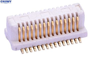 عمودي 30PIN لوحة PCB إلى لوحة رابط قاعدة البيج الفوسفور البرونزية المواد