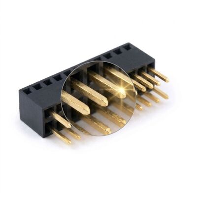 2.54 مللي متر الملعب عالية الحالية 5A الاتصال المزدوج أنثى رأس موصل الطاقة PCB المقبس