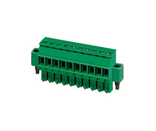 AC 2000V وحدات الطرف النهائي للأسطح PA66 SN مغلفة 30-16AWG H18.8mm DIP مع المسمار