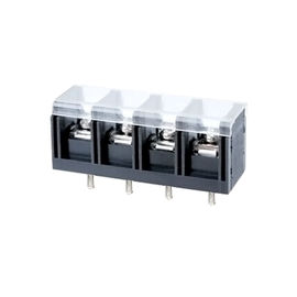 CE 10.0mm Pitch Terminal Block Connector PCB Barrier 1 * 05P PBT مع غطاء الحماية