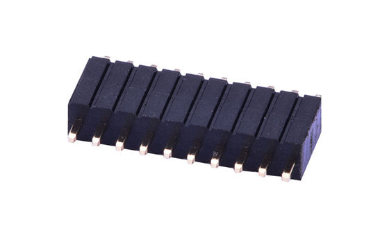 30 دبوس 40 دبوس نساء بطاقة PCB 500 فولت 1.0AMP 1.00mm الطول الفوسفور برونز الاتصال