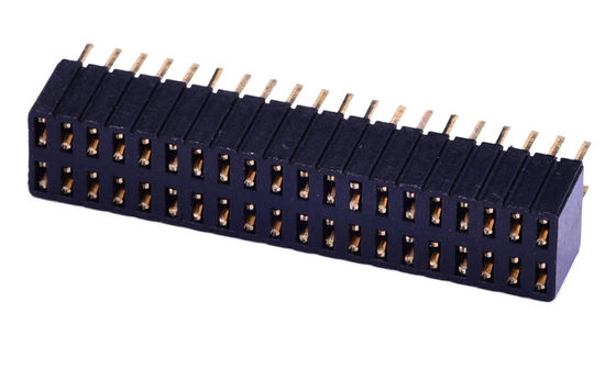 250 فولت PH1.27mm صف مزدوج رأس الإناث Y ارتفاع الطرف 4.6MM