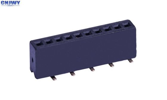 عازل أسود ارتفاع 4.3mm SMT رابط إناثي PA6T