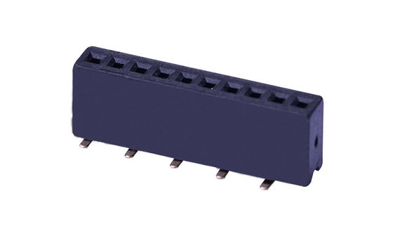 عازل أسود ارتفاع 4.3mm SMT رابط إناثي PA6T