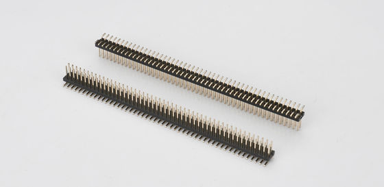 الطول 2.54mm PA6T H2.54mm صفوف مزدوجة ربط الرأس 80P DIP