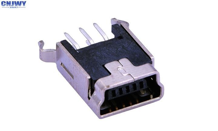 هاتف محمول ميني 180 درجة مرفق USB ، SMD ميكرو مرفق USB الذكر