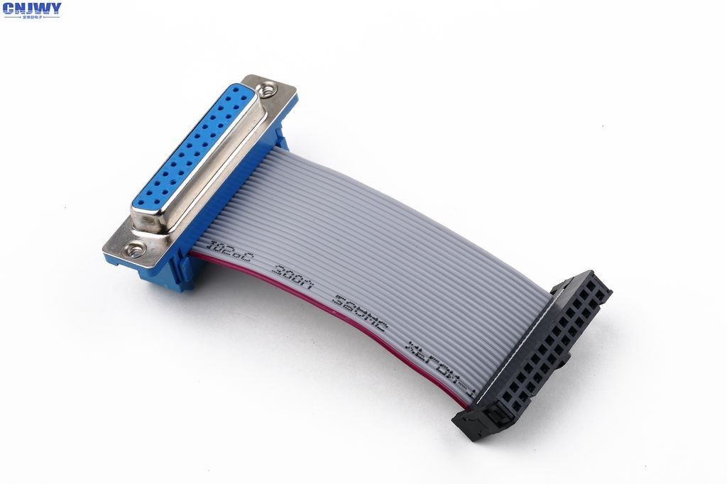 D Sub 15 Ways Female 14 Pin Ribbon Cable ، كابل بيانات القرص الصلب المخصص بطول 2 ملم
