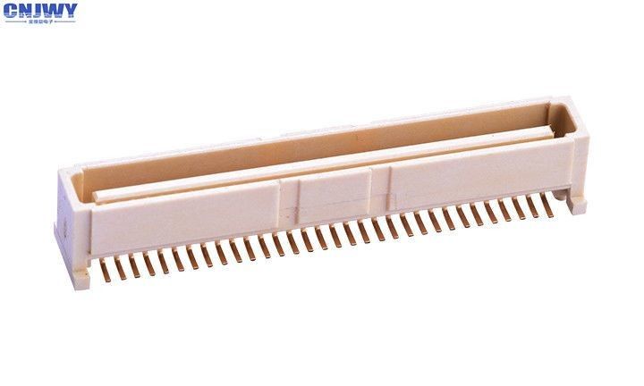 64 PIN Bit PCB Board To Board Connector 1.0MM مقعد عمودي لون البيج مواد LCP