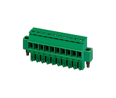 AC 2000V وحدات الطرف النهائي للأسطح PA66 SN مغلفة 30-16AWG H18.8mm DIP مع المسمار