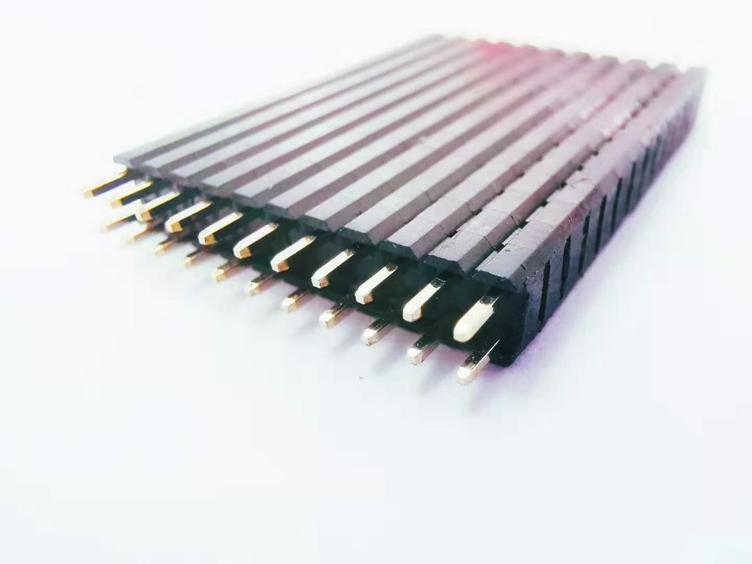 علبة مغلفة بالذهب PH2.54mm L=44,14 قطعة من البلاستيك 2*11P DIP/180°