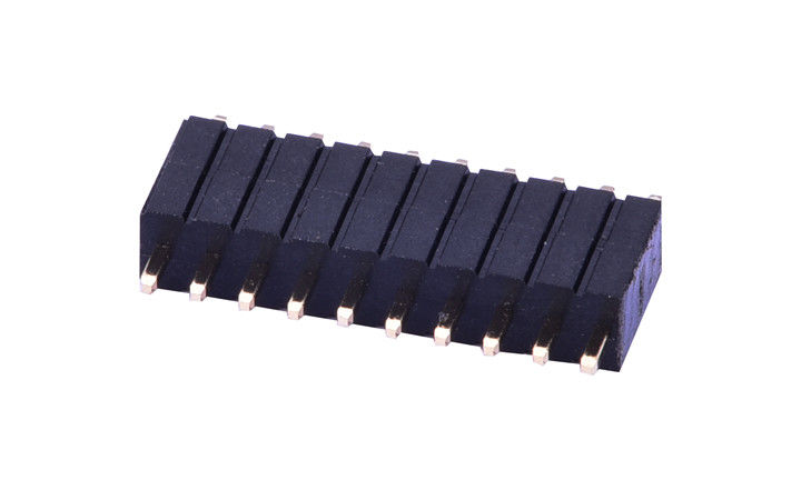 30 دبوس 40 دبوس نساء بطاقة PCB 500 فولت 1.0AMP 1.00mm الطول الفوسفور برونز الاتصال