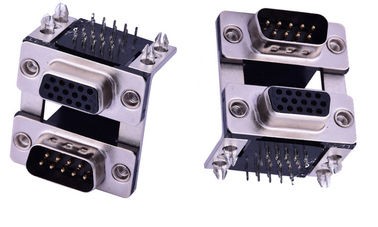 إمرأة D Sub Connector 9PIN مجموعة المقاعد العامة نوع مقاومة العزل