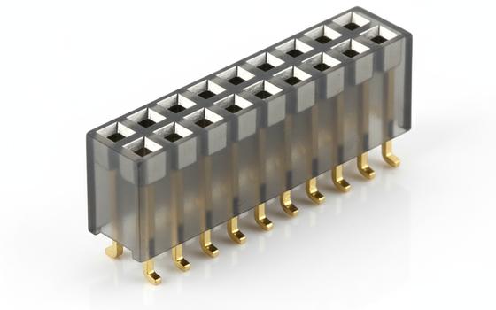 2x20P ربط رأس الإناث 2.54mm Pitch 3A تصنيف التيار