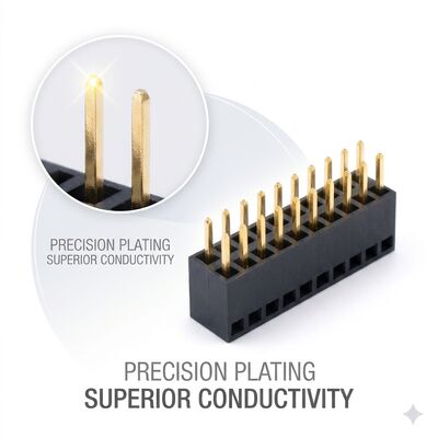1.27 مللي متر الملعب الثلاثي صف أنثى رأس موصل 3x40P عالية الكثافة PCB المقبس فلاش الذهب